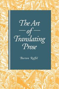 Produktbild: The Art of Translating Prose