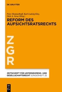 Produktbild: Reform des Aufsichtsratsrechts