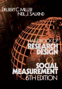 Produktbild: Handbook of Research Design and Social Measurement