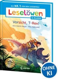 Produktbild: Lesel&ouml;wen 2. Klasse - Vorsicht, T-Rex!