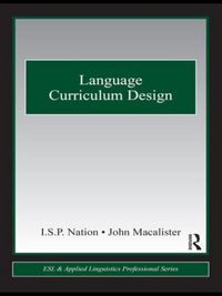 Produktbild: Macalister, J: Language Curriculum Design