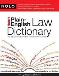 Produktbild: Nolos Plain English Law Dict