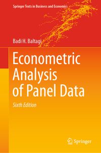 Produktbild: Econometric Analysis of Panel Data