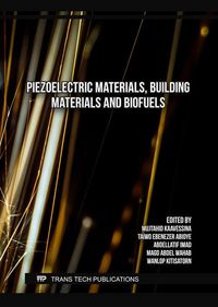 Produktbild: Piezoelectric Materials, Building Materials and Biofuels