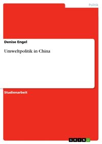 Produktbild: Umweltpolitik in China