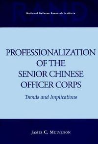 Produktbild: Professionalization of the Senior Chinese Officer Corps