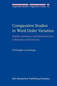 Produktbild: Comparative Studies in Word Order Variation