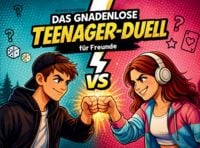 Produktbild: Das gnadenlose Duell-Buch f&uuml;r Teenager - 1 gegen 1 Spiele f&uuml;r Teenies