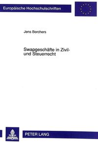 Produktbild: Swapgesch&auml;fte in Zivil- und Steuerrecht