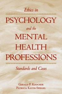 Produktbild: Ethics in Psychology and the Mental Health Professions