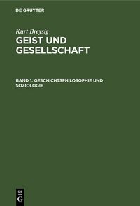 Produktbild: Geschichtsphilosophie und Soziologie