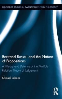Produktbild: Bertrand Russell and the Nature of Propositions
