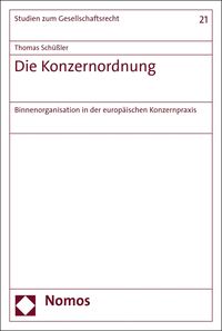 Produktbild: Die Konzernordnung