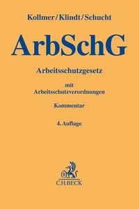 Produktbild: Arbeitsschutzgesetz. ArbSchG