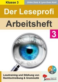 Produktbild: Der Leseprofi - Arbeitsheft / Klasse 3