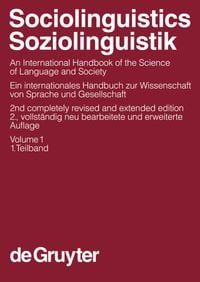 Produktbild: Sociolinguistics / Soziolinguistik. Volume 1