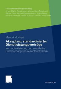 Produktbild: Akzeptanz standardisierter Dienstleistungsvertr&auml;ge