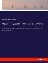 Produktbild: Allgemeine Encyclop&auml;die der Wissenschaften und K&uuml;nste