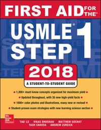 Produktbild: Bhushan, V: First Aid for the USMLE Step 1 2018