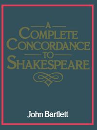 Produktbild: A Complete Concordance to Shakespeare