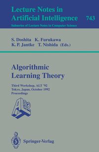Produktbild: Algorithmic Learning Theory - ALT '92