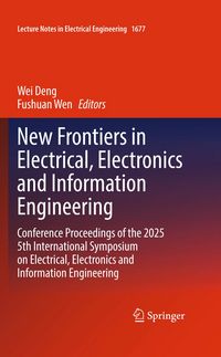 Produktbild: New Frontiers in Electrical, Electronics and Information Engineering