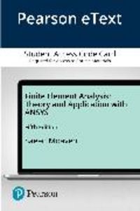 Produktbild: Finite Element Analysis: Theory and Application with ANSYS
