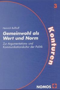 Produktbild: Gemeinwohl als Wert und Norm