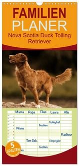 Produktbild: Familienplaner 2027 - Nova Scotia Duck Tolling Retriever mit 5 Spalten (Wandkalender, 21 x 45 cm) CALVENDO
