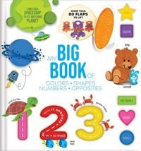 Produktbild: Touch, Trace, and Learn!: My Big Lift-The-Flap Book of Shapes, Colors, Numbers & Opposites Interactive Tracing Board Book for Toddlers 1-3 Preschool L