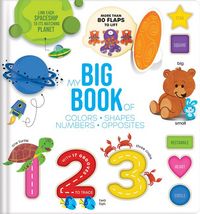 Produktbild: Touch, Trace, and Learn!: My Big Lift-The-Flap Book of Shapes, Colors, Numbers & Opposites Interactive Tracing Board Book for Toddlers 1-3 Preschool Learning