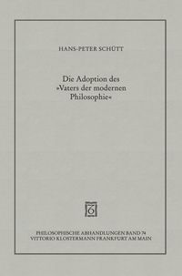 Produktbild: Die Adoption des "Vaters der modernen Philosophie"