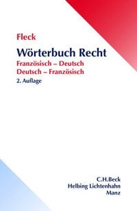 Produktbild: W&ouml;rterbuch Recht / Dictionnaire de droit