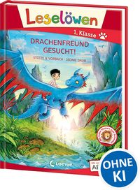 Produktbild: Lesel&ouml;wen 1. Klasse - Drachenfreund gesucht! (Gro&szlig;buchstabenausgabe)