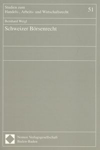 Produktbild: Schweizer B&ouml;rsenrecht