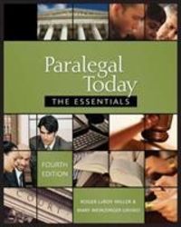 Produktbild: Meinzinger, M: Paralegal Today