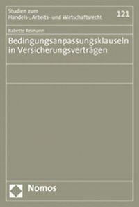 Produktbild: Bedingungsanpassungsklauseln in Versicherungsvertr&auml;gen