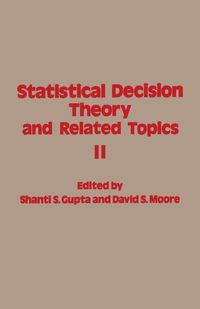 Produktbild: Statistical Decision Theory and Related Topics