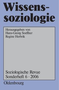 Bild vom Artikel Wissenssoziologie vom Autor Hans-Georg Soeffner