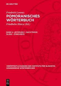 Produktbild: Nachtr&auml;ge: &scaron;lȯdz &ndash; žv́irov́i&scaron;če