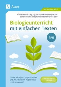 Produktbild: Biologieunterricht mit einfachen Texten 5-6