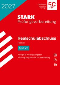 Produktbild: STARK Deutsch - Realschulabschluss 2027 Hessen - Pr&uuml;fungsvorbereitung