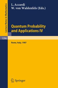 Produktbild: Quantum Probability and Applications IV