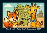 Produktbild: Finn & Nala - Reise durch Deutschland 2027 Fotokalender DIN A5