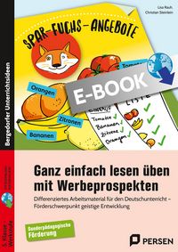 Produktbild: Ganz einfach lesen &uuml;ben mit Werbeprospekten