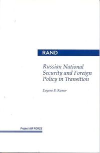 Produktbild: Russian National Security and Foreign Policy in Transition