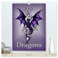 Produktbild: Dragons (High Quality Premium Wall Calendar 2027 DIN A2 portrait),CALVENDO 12 Month Wall Calendar