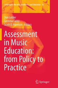 Produktbild: Assessment in Music Education: from Policy to Practice