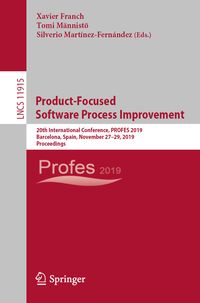 Produktbild: Product-Focused Software Process Improvement
