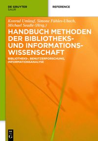 Produktbild: Handbuch Methoden der Bibliotheks- und Informationswissenschaft